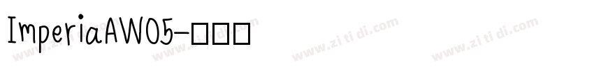ImperiaAW05字体转换
