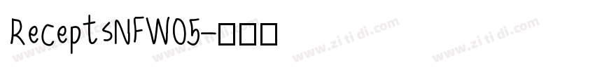ReceptsNFW05字体转换