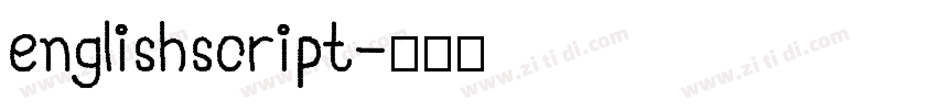englishscript字体转换