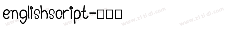 englishscript字体转换