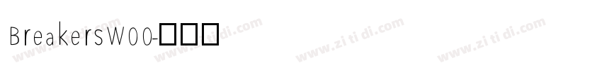 BreakersW00字体转换