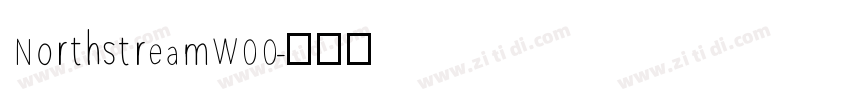 NorthstreamW00字体转换