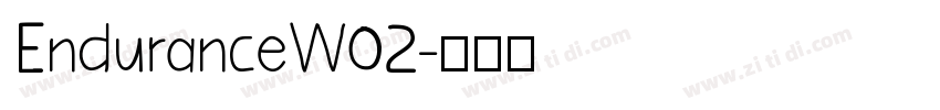 EnduranceW02字体转换