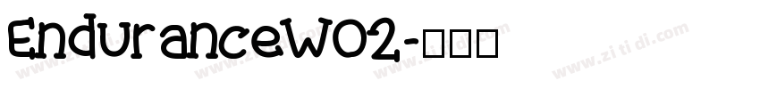 EnduranceW02字体转换