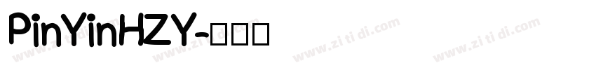 PinYinHZY字体转换