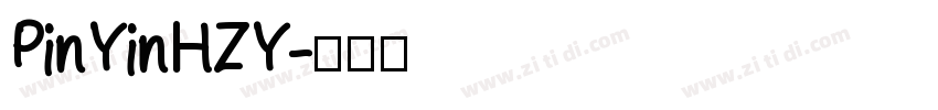 PinYinHZY字体转换