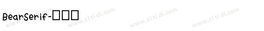 BearSerif字体转换