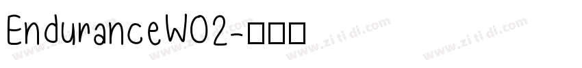 EnduranceW02字体转换