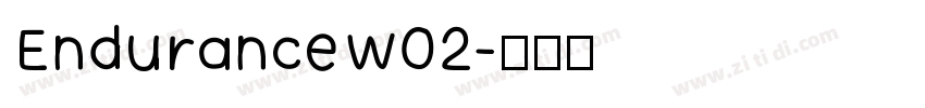 EnduranceW02字体转换
