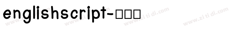 englishscript字体转换