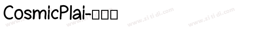 CosmicPlai字体转换