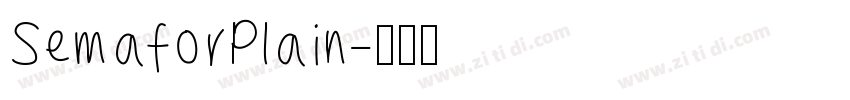 SemaforPlain字体转换