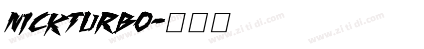 nickturbo字体转换