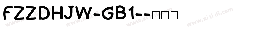 FZZDHJW-GB1-字体转换