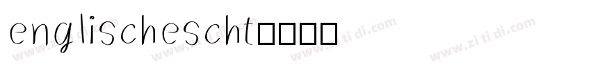 englischescht字体转换