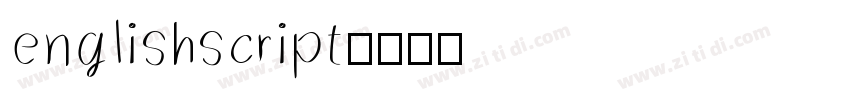 englishscript字体转换