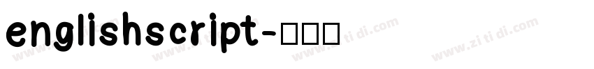 englishscript字体转换