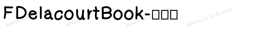 FDelacourtBook字体转换
