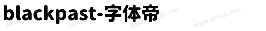 blackpast字体转换