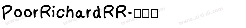 PoorRichardRR字体转换