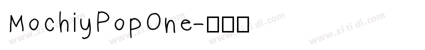 MochiyPopOne字体转换