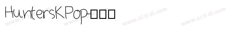 HuntersKPop字体转换