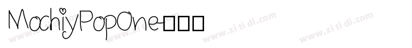 MochiyPopOne字体转换
