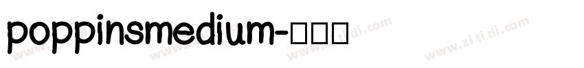 poppinsmedium字体转换