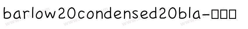 barlow20condensed20bla字体转换