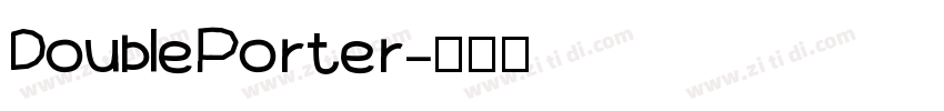 DoublePorter字体转换