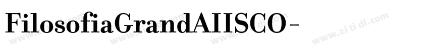 FilosofiaGrandAIISCO字体转换