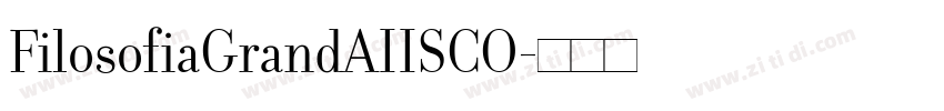FilosofiaGrandAIISCO字体转换