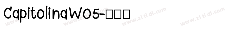 CapitolinaW05字体转换