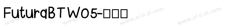 FuturaBTW05字体转换