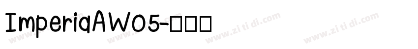 ImperiaAW05字体转换