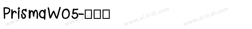 PrismaW05字体转换