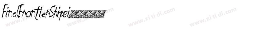 FinalFrontierShipsi字体转换