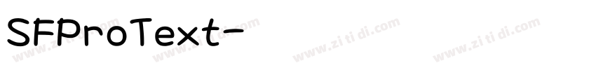 SFProText字体转换
