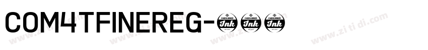 COM4tFineReg字体转换