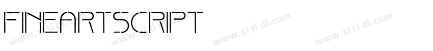 FineArtScript字体转换