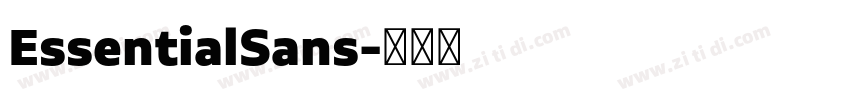 EssentialSans字体转换