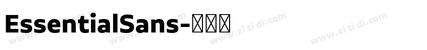 EssentialSans字体转换