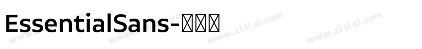 EssentialSans字体转换