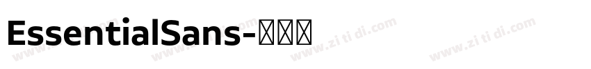 EssentialSans字体转换
