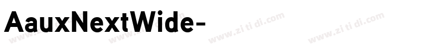 AauxNextWide字体转换