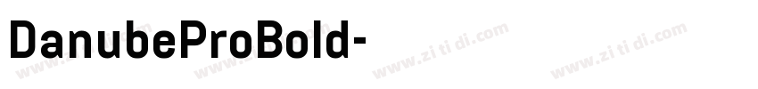 DanubeProBold字体转换