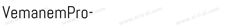 VemanemPro字体转换
