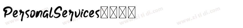 PersonalServices字体转换