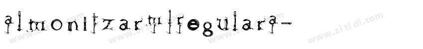 AlmoniTzarMLRegularA字体转换