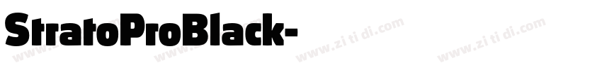 StratoProBlack字体转换